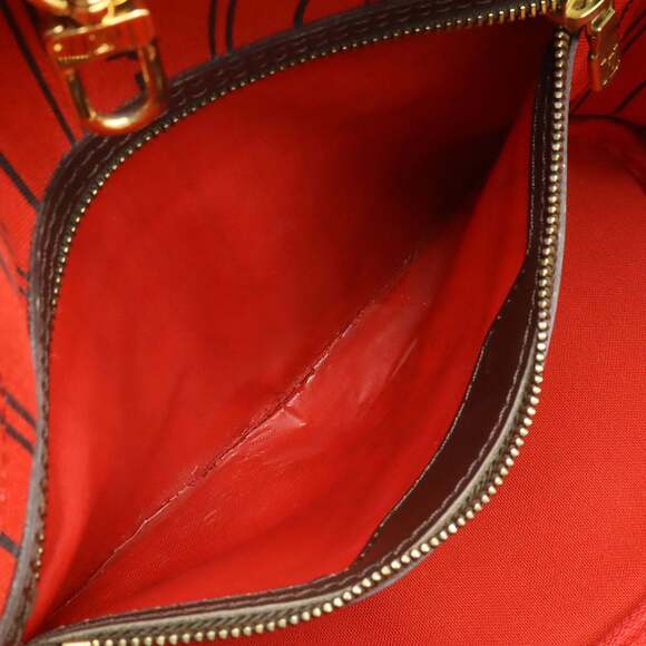 LOUIS VUITTON Authentic Brown Damier Neverfull PM Shoulder Bag - Picture 9 of 9